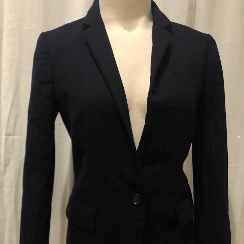 Regent blazer in wool flannel
